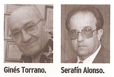 Ginés Torrano y Serafín Alonso (foto: La Verdad)